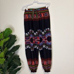 Colorful Patterned Harem Pants